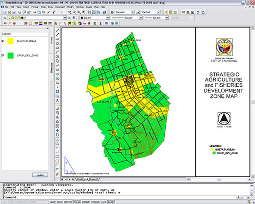 Tacurong City's Strategic Agriculture and Fisheries Development Zone Map.